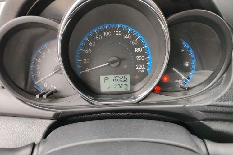 Used Toyota Vios 2019 1.5L CVT Innovation Edition Odometer Close Up