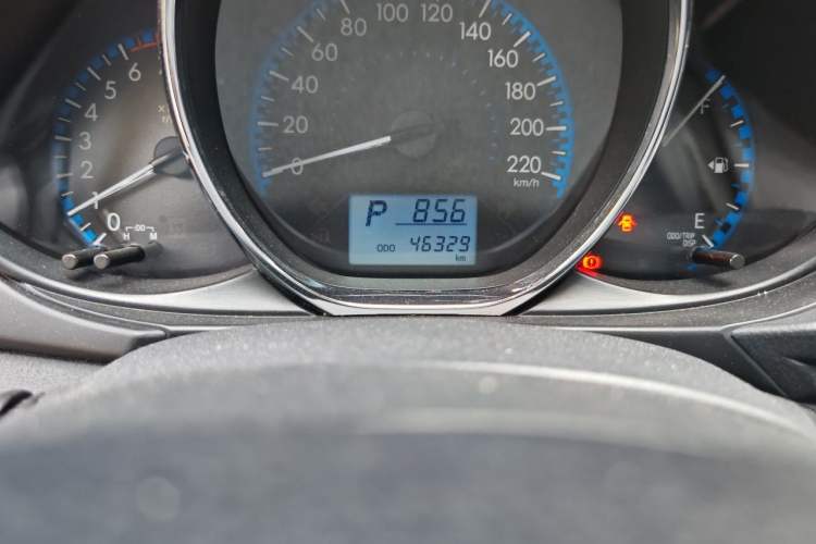 Used Toyota Vios 2019 1.5L CVT Innovation Edition Odometer Close Up