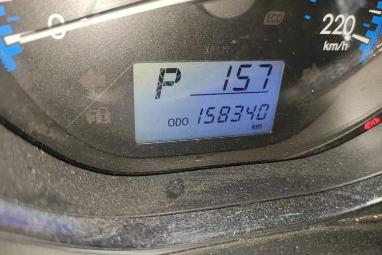 Used Toyota Vios 2019 1.5L CVT Innovation Edition Odometer Close Up