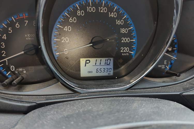 Used Toyota Vios 2019 1.5L CVT Innovation Edition Odometer Close Up