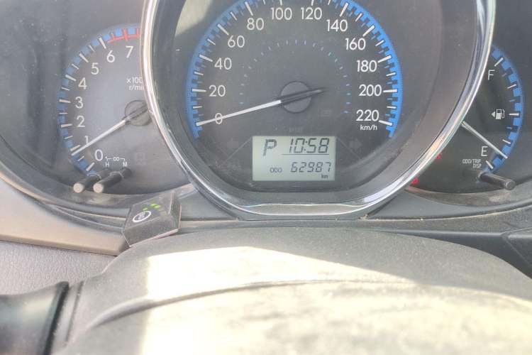 Used Toyota Vios 2019 1.5L CVT Innovation Edition Odometer Close Up