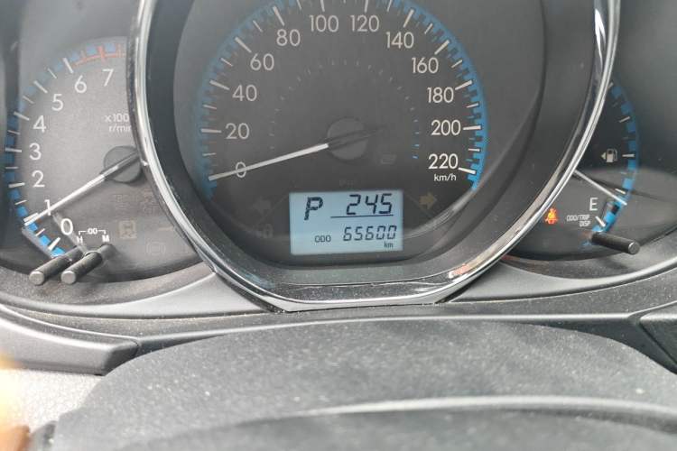 Used Toyota Vios 2019 1.5L CVT Innovation Edition Odometer Close Up