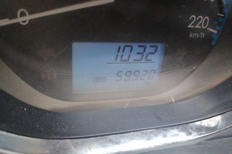 Used Toyota Vios 2019 1.5L Manual Trend Edition Odometer Close Up