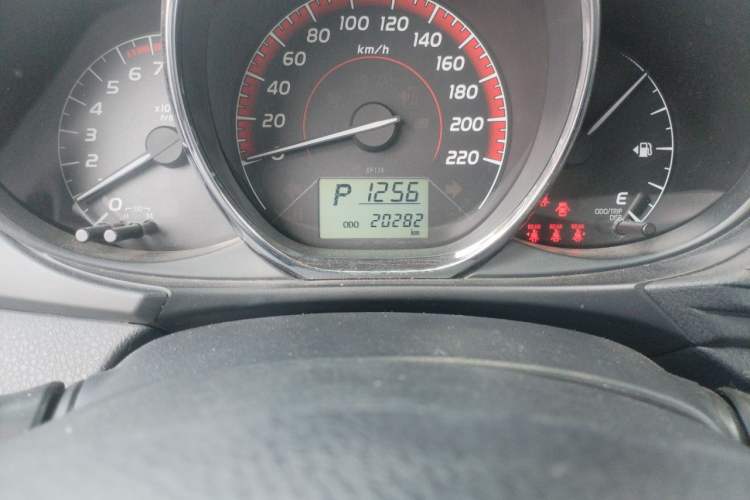 Used Toyota Vios 2021 1.5L CVT Innovation Edition Odometer Close Up