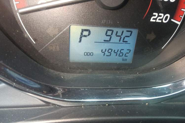 Used Toyota Vios 2021 1.5L CVT Innovation Edition Odometer Close Up