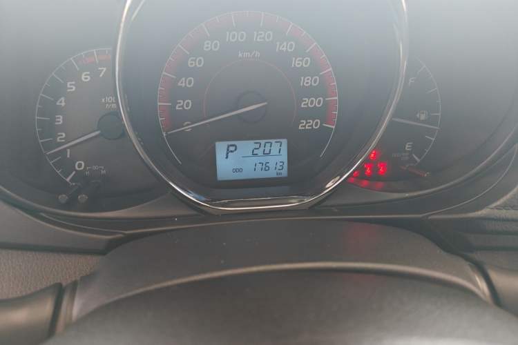 Used Toyota Vios 2021 1.5L CVT Innovation Edition Odometer Close Up
