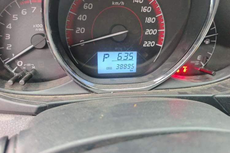Used Toyota Vios 2021 1.5L CVT Innovation Edition Odometer Close Up