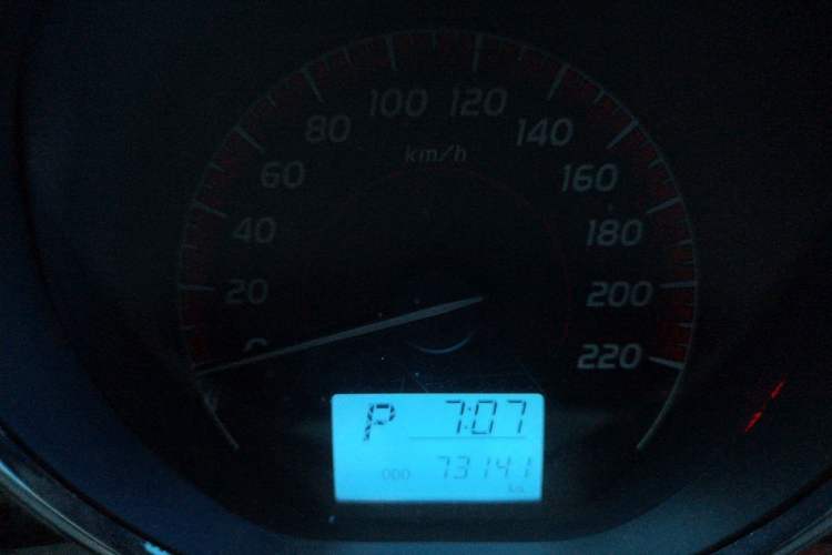 Used Toyota Vios 2021 1.5L CVT Innovation Edition Odometer Close Up