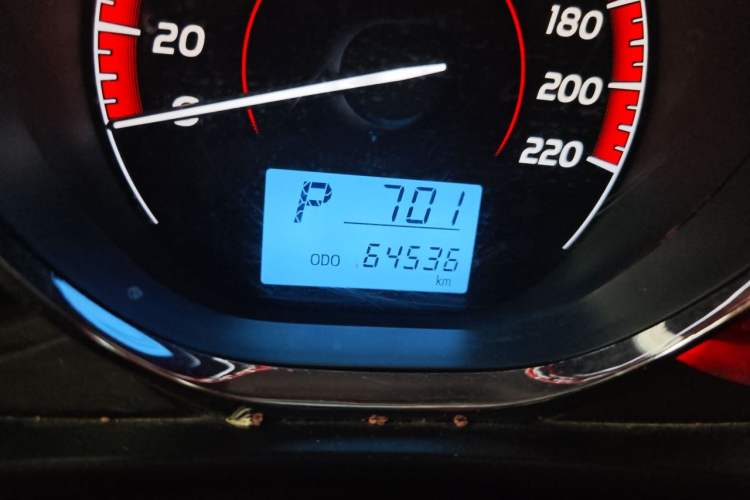 Used Toyota Vios 2021 1.5L CVT Innovation Edition Odometer Close Up