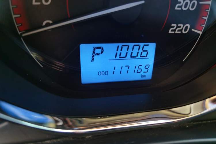 Used Toyota Vios 2021 1.5L CVT Innovation Edition Odometer Close Up