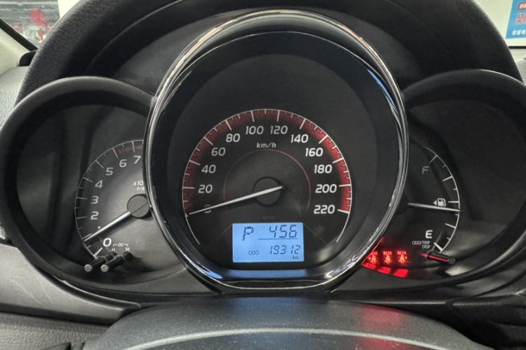 Used Toyota Vios 2021 1.5L CVT Innovation Edition Odometer Close Up