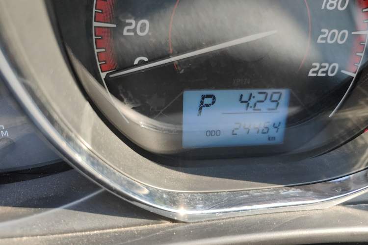 Used Toyota Vios 2021 1.5L CVT Innovation Edition Odometer Close Up