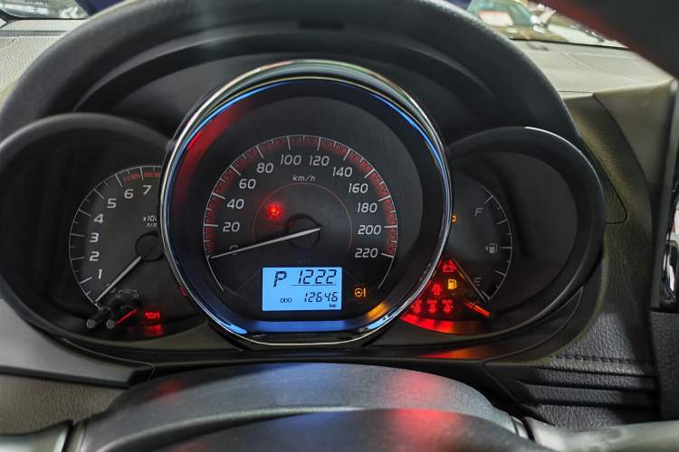 Used Toyota Vios 2021 1.5L CVT Smart Drive Edition Odometer Close Up