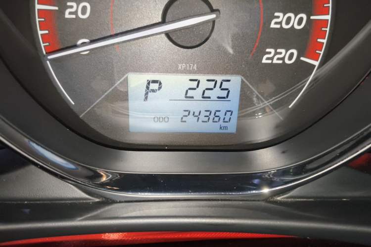 Used Toyota Vios 2021 1.5L CVT Innovation Edition Odometer Close Up