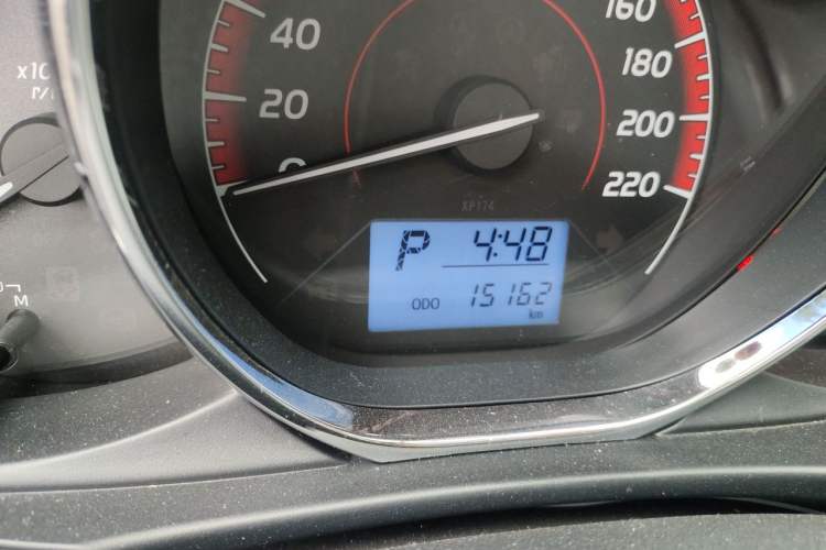 Used Toyota Vios 2021 1.5L CVT Smart Drive Edition Odometer Close Up
