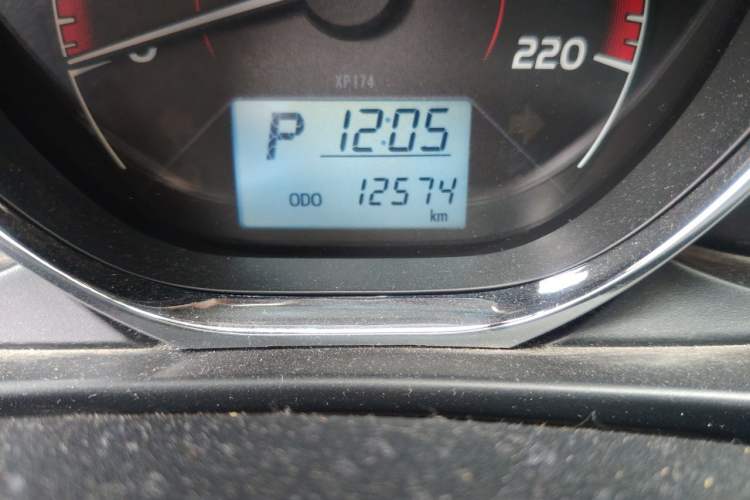 Used Toyota Vios 2021 1.5L CVT Innovation Edition Odometer Close Up