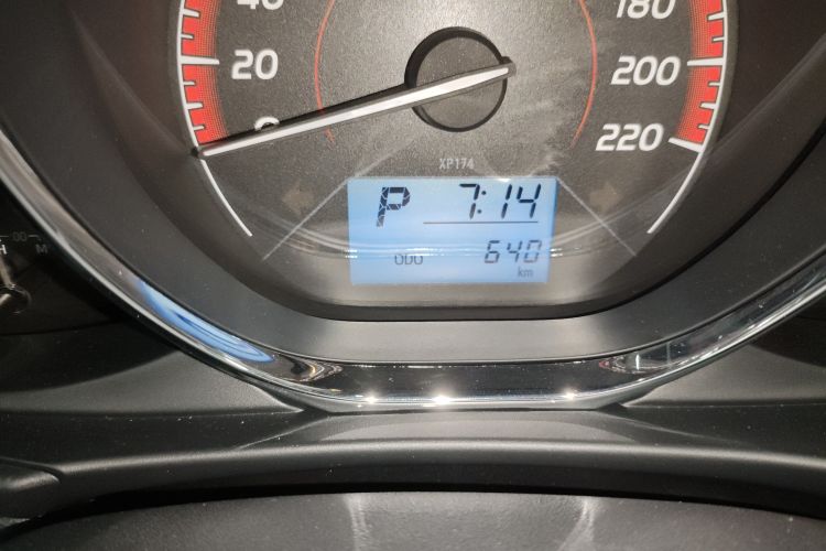 Used Toyota Vios 2022 1.5L 20th Anniversary Edition Odometer Close Up