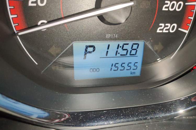 Used Toyota Vios 2022 1.5L 20th Anniversary Edition Odometer Close Up