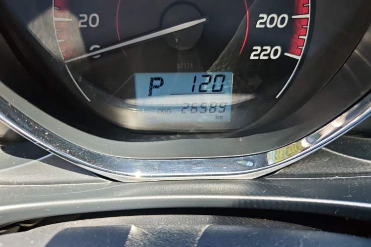 Used Toyota Vios 2022 1.5L 20th Anniversary Edition Odometer Close Up
