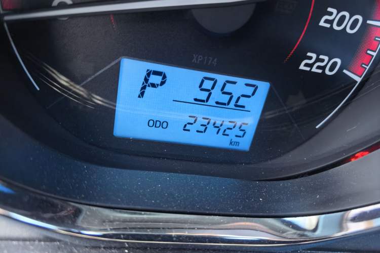 Used Toyota Vios 2022 1.5L 20th Anniversary Edition Odometer Close Up