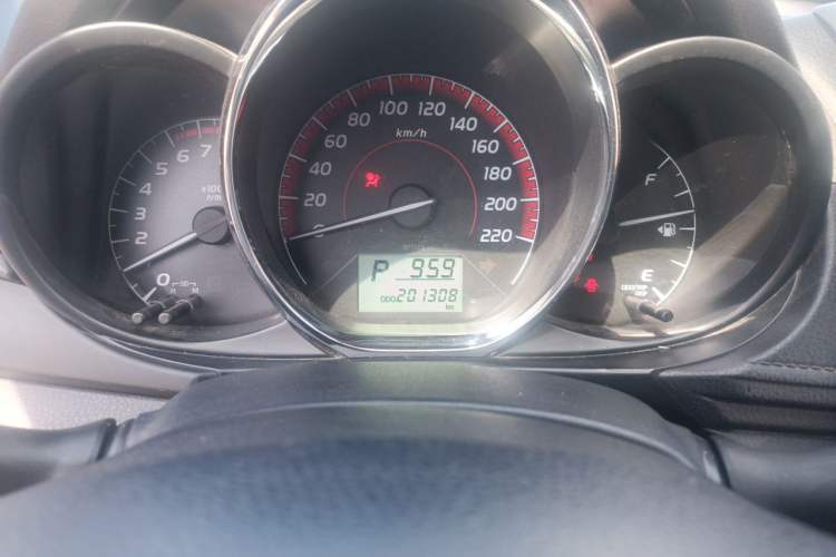 Used Toyota Vios 2022 1.5L 20th Anniversary Edition Odometer Close Up