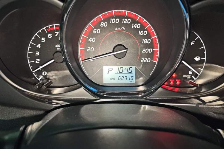 Used Toyota Vios 2022 1.5L 20th Anniversary Edition Odometer Close Up