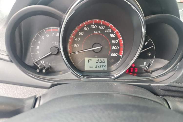 Used Toyota Vios 2022 1.5L 20th Anniversary Edition Odometer Close Up