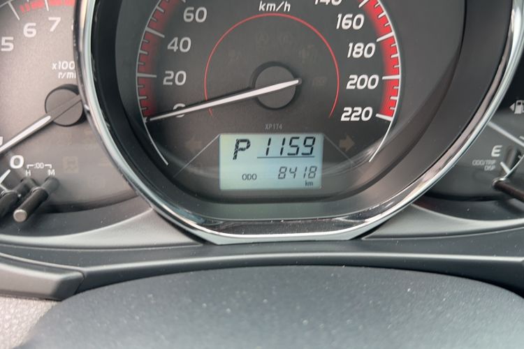 Used Toyota Vios 2022 1.5L 20th Anniversary Edition Odometer Close Up