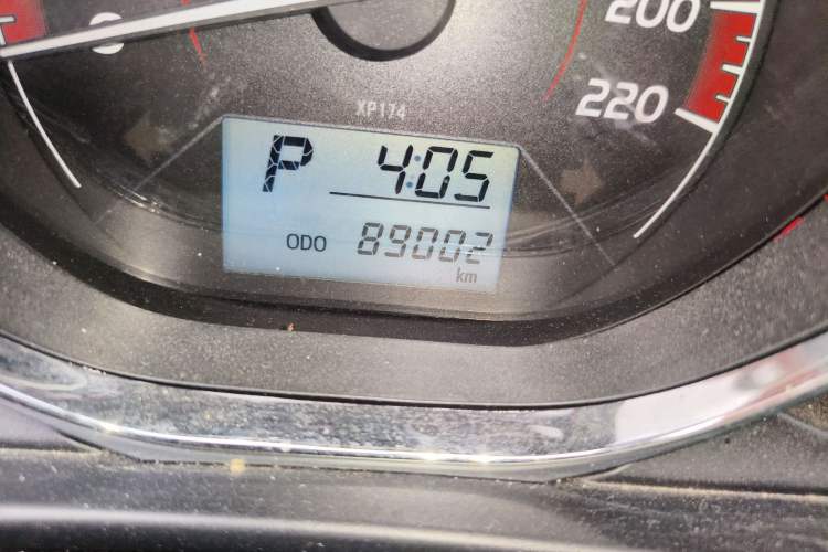 Used Toyota Vios 2022 1.5L 20th Anniversary Edition Odometer Close Up