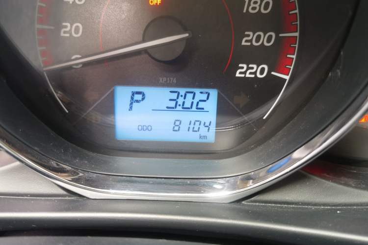 Used Toyota Vios 2022 1.5L 20th Anniversary Edition Odometer Close Up