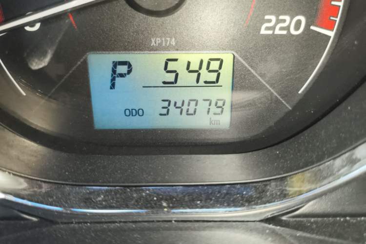 Used Toyota Vios 2022 1.5L 20th Anniversary Edition Odometer Close Up