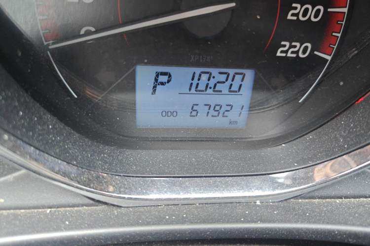 Used Toyota Vios 2022 1.5L 20th Anniversary Edition Odometer Close Up