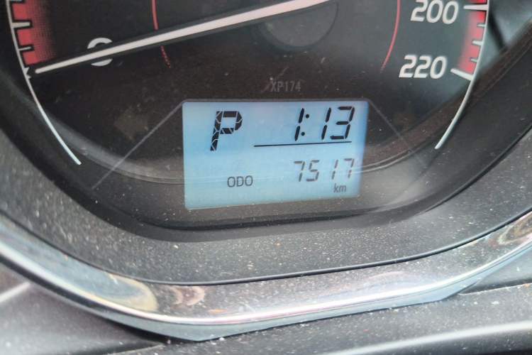 Used Toyota Vios 2022 1.5L 20th Anniversary Edition Odometer Close Up