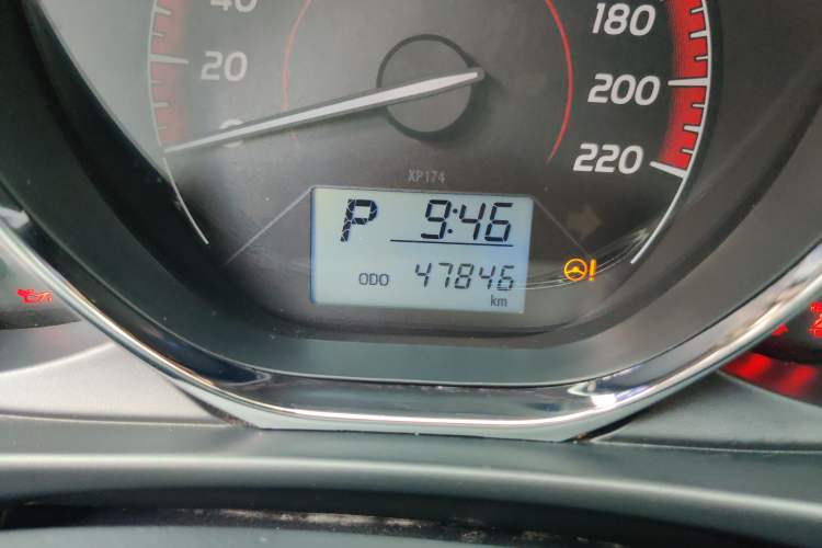 Used Toyota Vios 2022 1.5L 20th Anniversary Edition Odometer Close Up