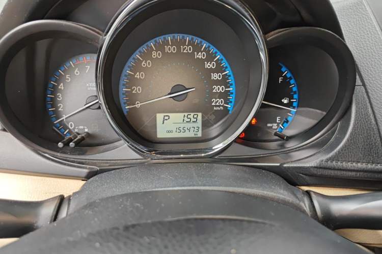 Used Toyota Vios FS 2017 1.5L CVT Fengchi Edition Odometer Close Up