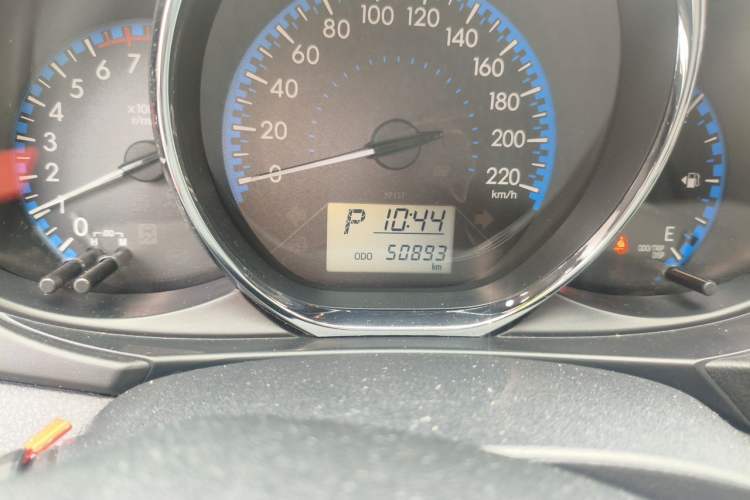 Used Toyota Vios FS 2017 1.5L CVT Fengchi Edition Odometer Close Up
