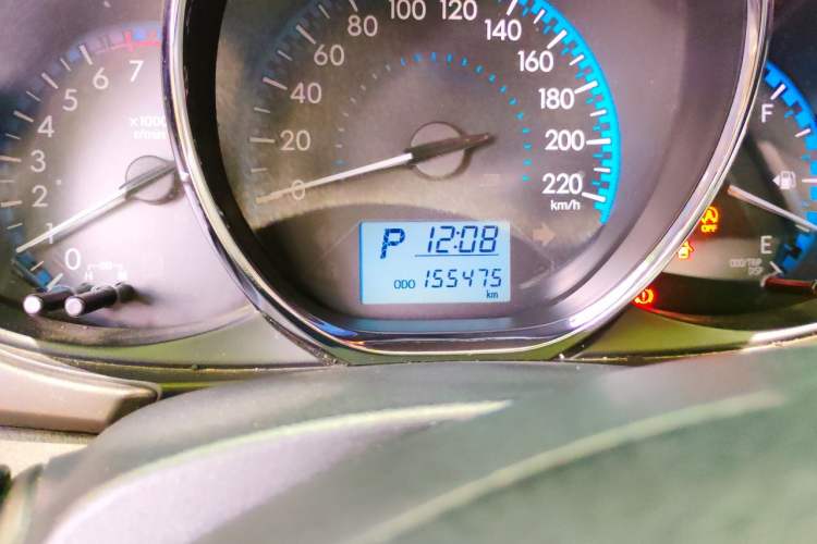Used Toyota Vios FS 2017 1.5L CVT Fengchi Edition Odometer Close Up