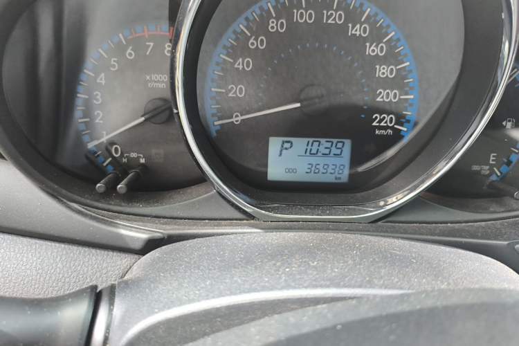Used Toyota Vios FS 2017 1.5L CVT Fengchi Edition Odometer Close Up