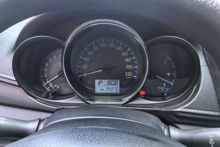 Used Toyota Vios FS 2017 1.5L CVT Fengchi Edition Odometer Close Up