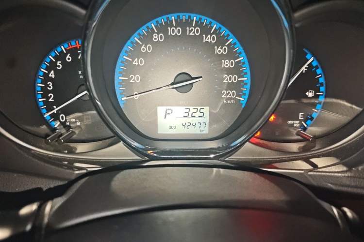 Used Toyota Vios FS 2017 1.5L CVT Fengchi Edition Odometer Close Up