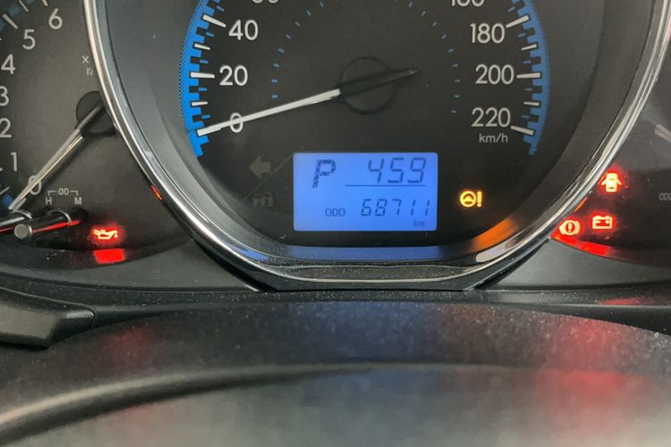 Used Toyota Vios FS 2017 1.5L CVT Fengchi Edition Odometer Close Up
