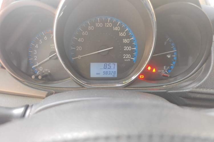 Used Toyota Vios FS 2017 1.3L Manual Sharp Edition Odometer Close Up