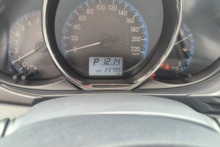Used Toyota Vios FS 2017 1.5L CVT Fengchi Edition Odometer Close Up