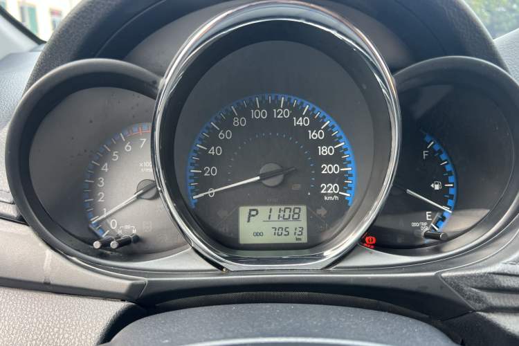 Used Toyota Vios FS 2017 1.5L CVT Fengchi Edition Odometer Close Up