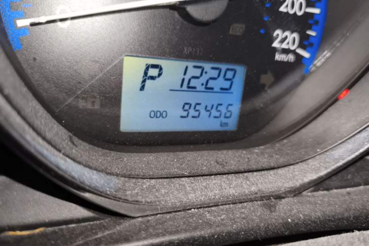 Used Toyota Vios FS 2017 1.5L CVT Fengchi Edition Odometer Close Up