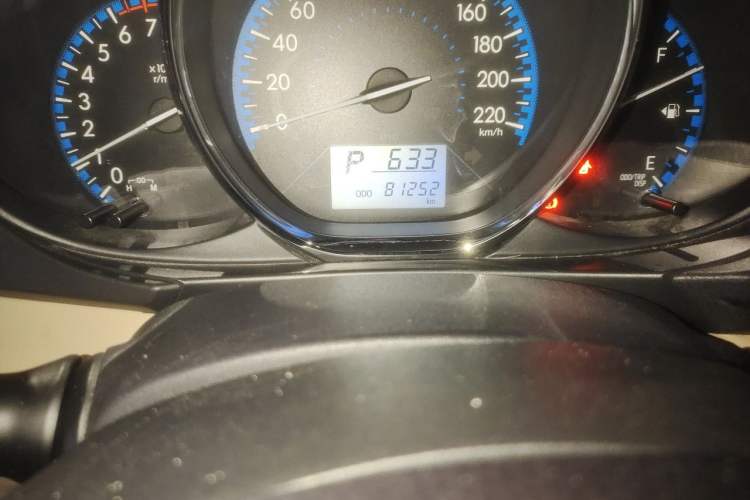 Used Toyota Vios FS 2017 1.5L CVT Fengchi Edition Odometer Close Up