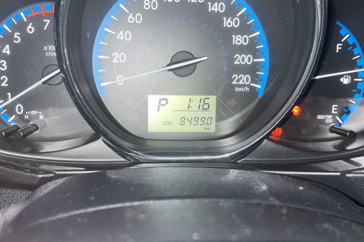 Used Toyota Vios FS 2017 1.5L CVT Fengchi Edition Odometer Close Up