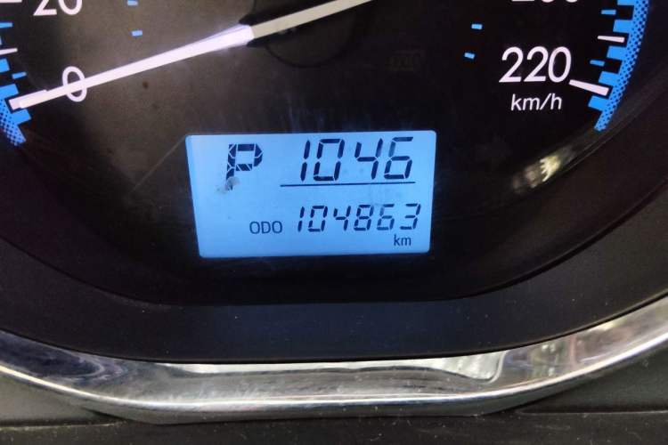 Used Toyota Vios FS 2017 1.5L CVT Fengchi Edition Odometer Close Up