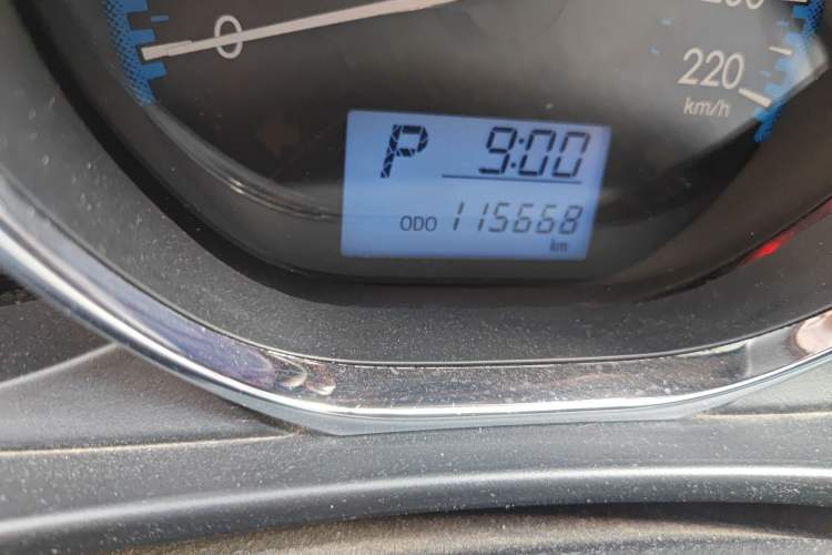 Used Toyota Vios FS 2017 1.5L CVT Fengchi Edition Odometer Close Up