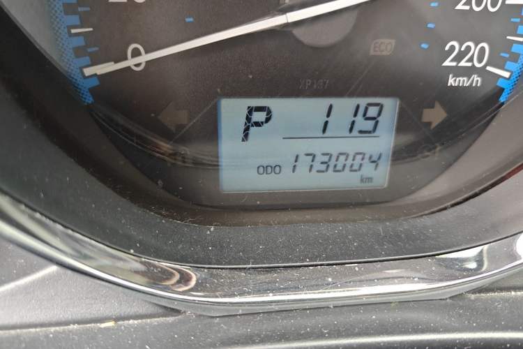 Used Toyota Vios FS 2017 1.5L CVT Fengchi Edition Odometer Close Up